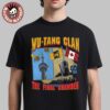 Wu Tang Clan Detroit Michigan Concert Poster At Little Caesars Arena On July 8 2025 Retro Space Invaders Inspired Art Two Sided T-Shirt